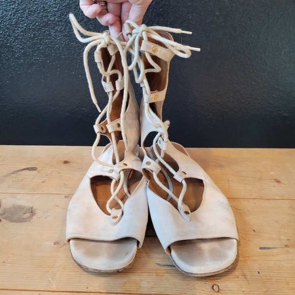 Chloe Lace Up Gladiator Sandals 40 - Picture 4 of 12